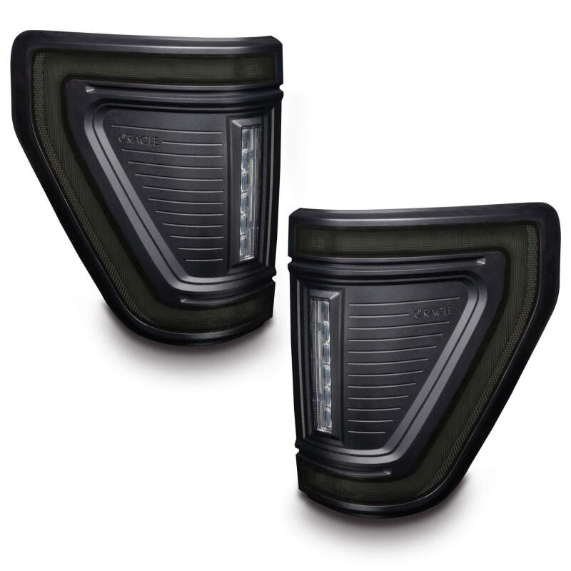 Oracle Lighting 21-24 Ford F-150 (Black Series) Flush Style LED Tail Lights ORACLE Lighting Tail Lights AXOPROS