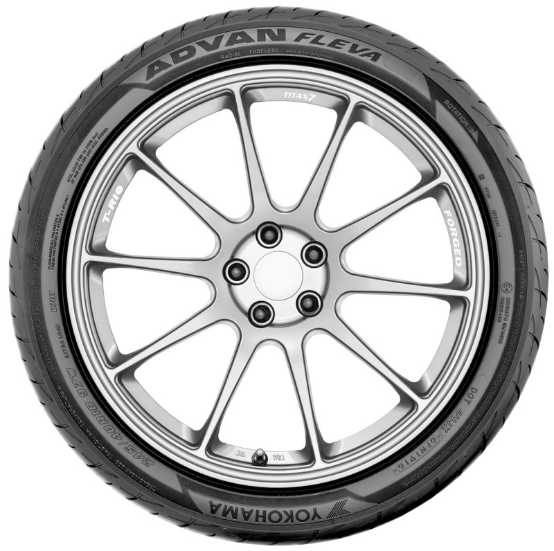 Yokohama Advan Fleva V701 Tire - 205/50R15 86V Yokohama Tire Automotive/UTV Tires - On Road AXOPROS