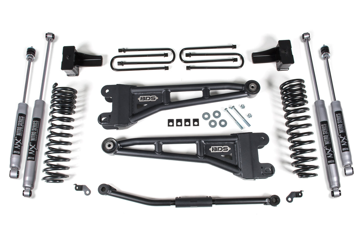 2.5 Inch Lift Kit W/ Radius Arm - Ford F250/F350 Super Duty (11-16) 4WD - Diesel BDS Suspension Suspension Lift Kit AXOPROS