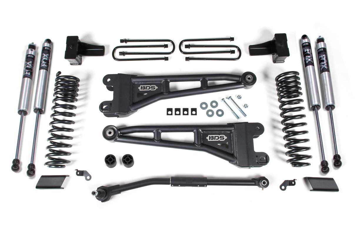2.5 Inch Lift Kit W/ Radius Arm - Ford F250/F350 Super Duty (17-19) 4WD - Diesel BDS Suspension Suspension Lift Kit AXOPROS