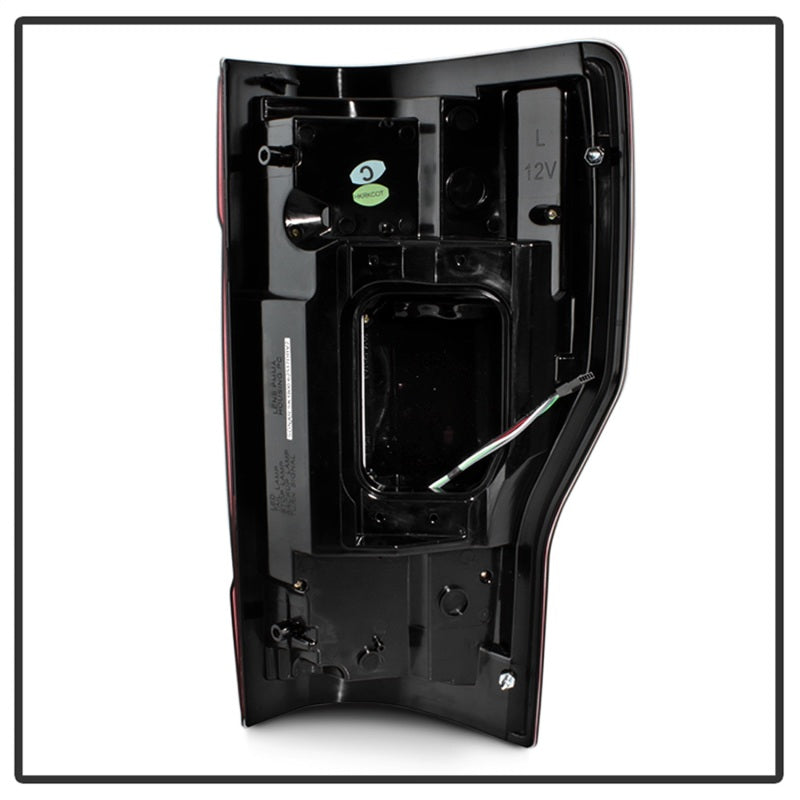 Spyder 17-18 Ford F-250 SD (w/Blind Spot Sens) LED Only Tail Lights - Red Clr (ALT-YD-FS17BS-LED-RC) SPYDER Tail Lights  AXOPROS