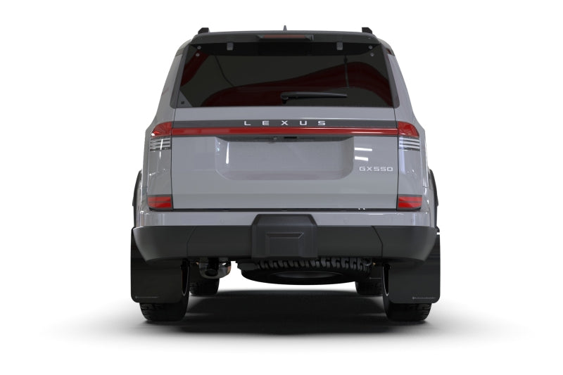Rally Armor 24-25 Lexus GX 550 Luxury Black UR Mud Flap - Silver Logo Rally Armor Mud Flaps AXOPROS