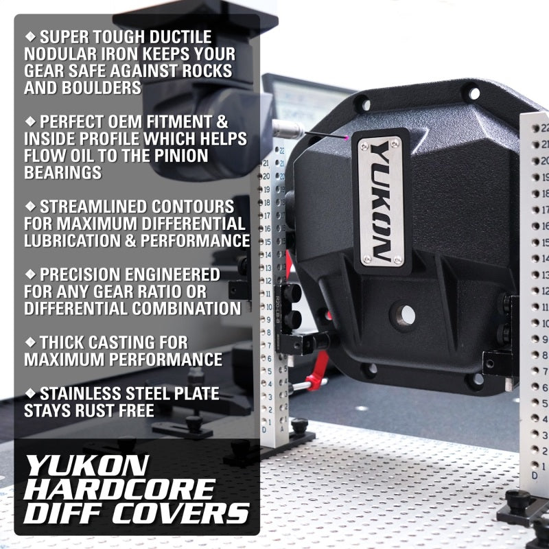 Yukon Gear Hardcore Diff Cover for 8.8in Ford Yukon Gear & Axle Diff Covers AXOPROS