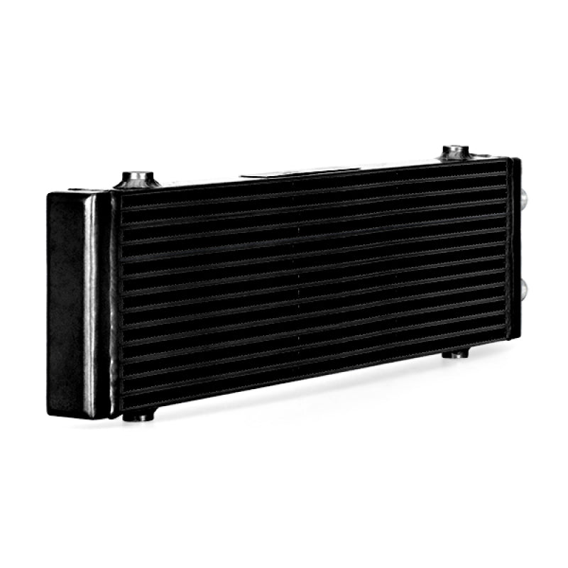 Mishimoto Universal Large Bar and Plate Dual Pass Black Oil Cooler Mishimoto Oil Coolers  AXOPROS