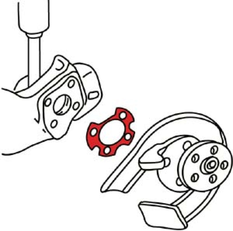 SPC Performance 99-05 VW Golf/Jetta/00-06 Audi TT Nylon Negative Camber Shim (0.50deg.) SPC Performance Camber Kits  AXOPROS