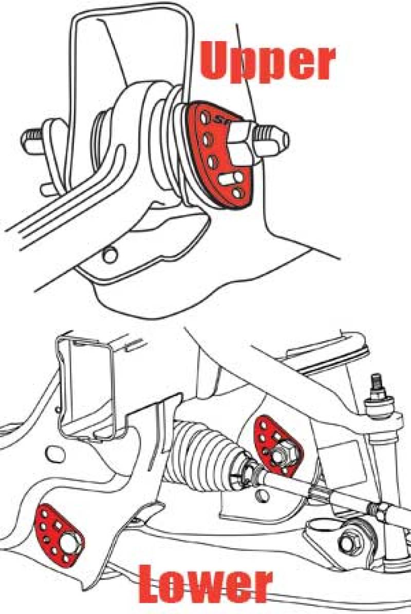 SPC Performance GM Alignment Cam Lock Plate (2) SPC Performance Camber Kits  AXOPROS