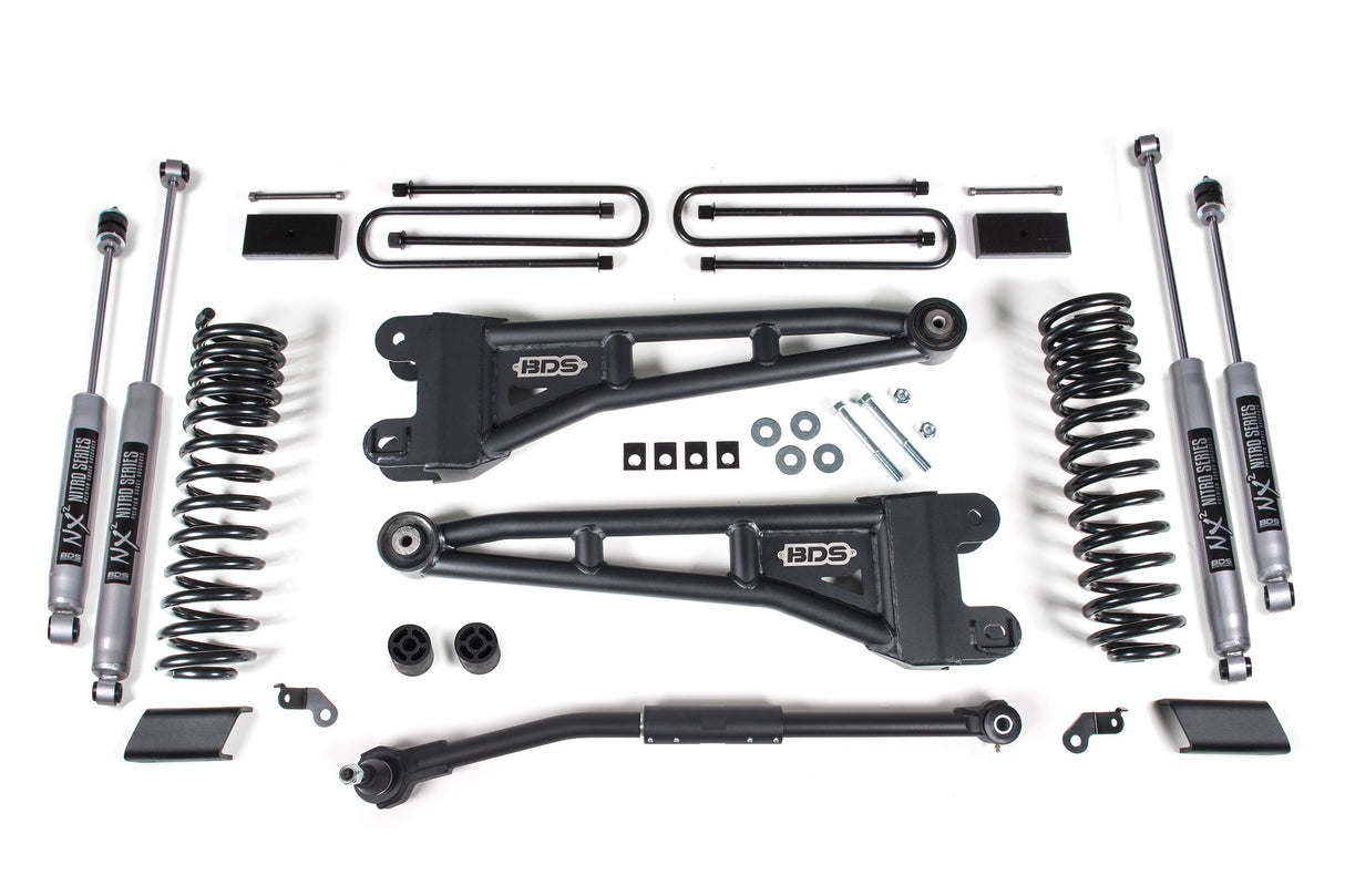 3 Inch Lift Kit W/ Radius Arm - Ford F250/F350 Super Duty (20-22) 4WD - Diesel BDS Suspension Suspension Lift Kit AXOPROS