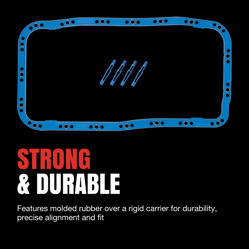 Fel-Pro Chevrolet C10 Engine Oil Pan Gasket Set PermaDryPlus rigid carrier, Oil Pan SnapUps Included Fel-Pro Gasket Kits AXOPROS