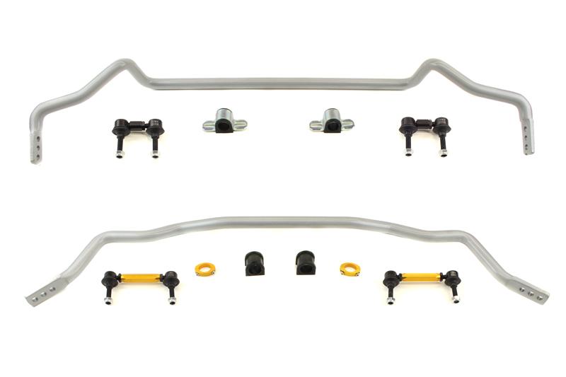 Whiteline Whiteline 10-15 Mitsubishi Lancer EVO (MR/GSR) / 2015 EVO Final Edition Front & Rear Sway Bar Kit Sway Bars aftermarket performance part