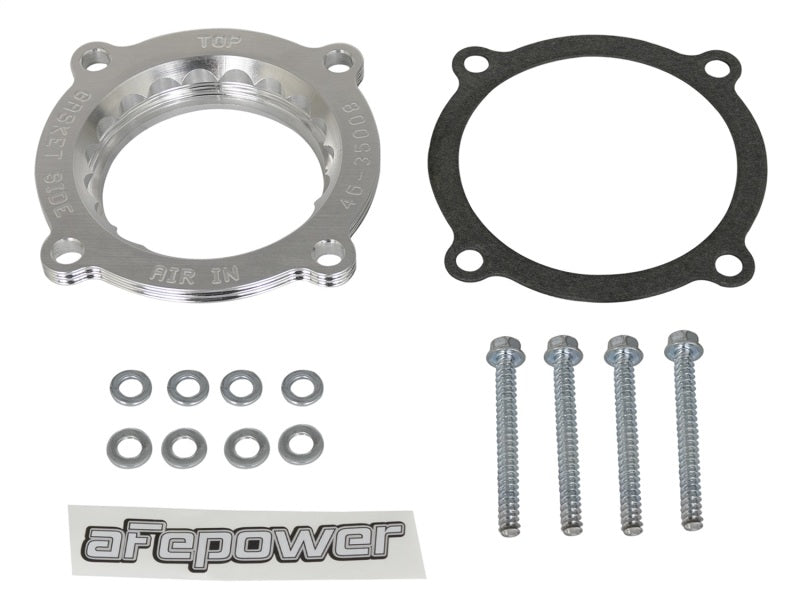 aFe Silver Bullet Throttle Body Spacer 2018+ Jeep Wrangler (JL) V6 3.6L aFe Throttle Body Spacers  AXOPROS