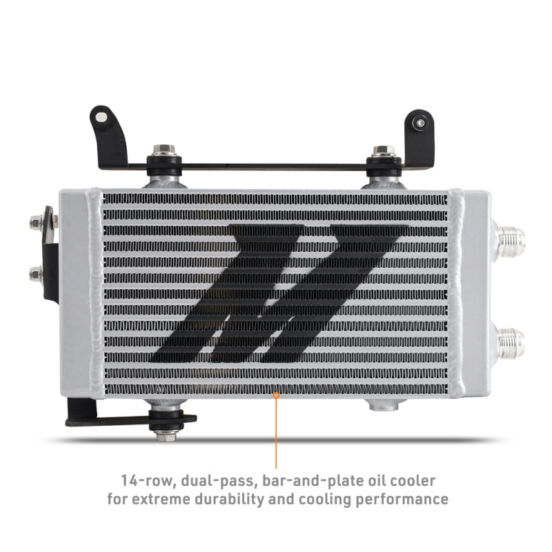 Mishimoto 2023+ Toyota GR Corolla Oil Cooler Kit - Thermostatic - Silver Mishimoto Oil Coolers  AXOPROS