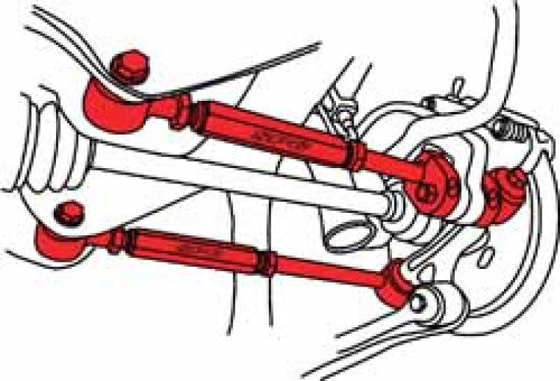 SPC Performance 93-07 Subaru Impreza (All) Rear EZ Arm XR Adjustable Control Arms SPC Performance Control Arms  AXOPROS