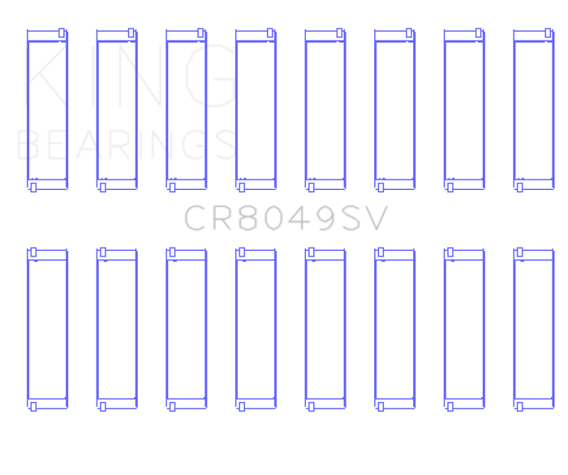 King Engine Bearings 08-11 BMW N62/N63/S63 Rod Bearing Set - Size +.5 King Engine Bearings Bearings AXOPROS