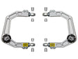 ICON 2007+ Toyota FJ / 2003+ Toyota 4Runner Billet Upper Control Arm Delta Joint Kit ICON Control Arms  AXOPROS