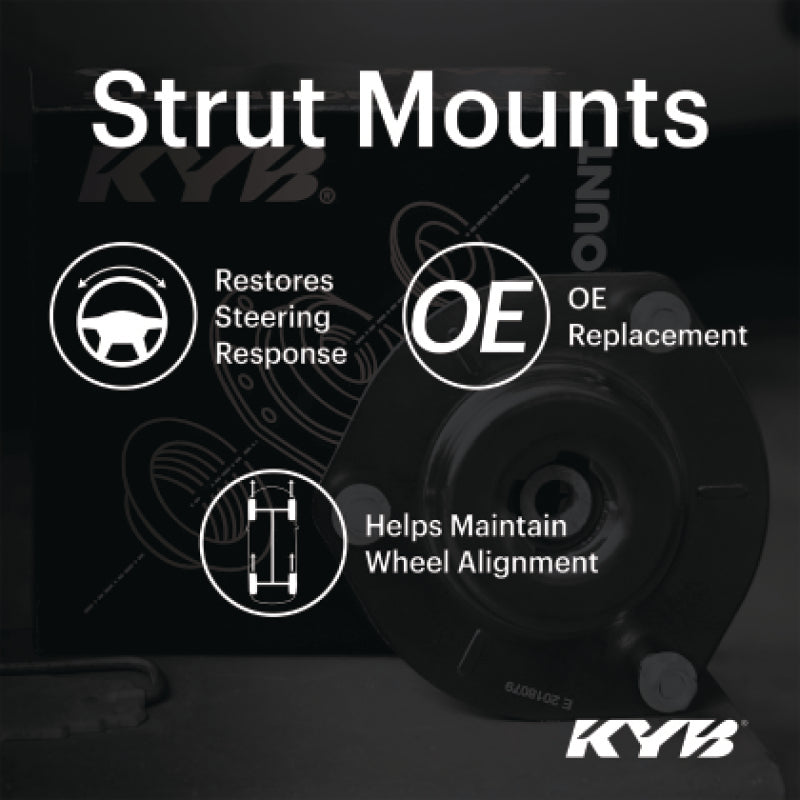KYB 20-22 Toyota Corolla / 2019+ RAV4 / 19-22 Lexus UX200 / 2022+ NX250 Mount Kit - Rear Upper KYB Shock Mounts & Camber Plates AXOPROS