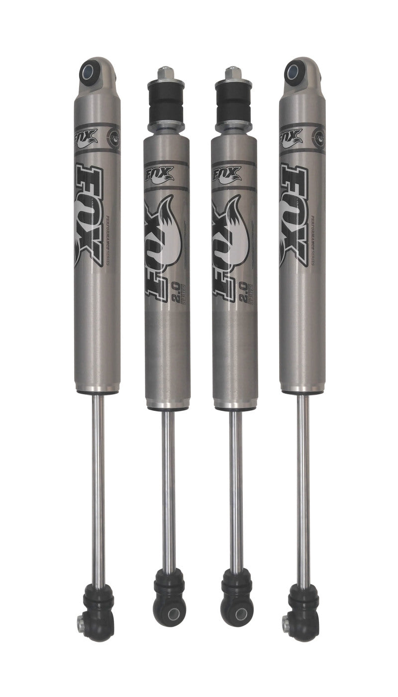 MaxTrac 07-18 Jeep Wrangler JK 2WD/4WD 3in Front & Rear FOX 2.0 Performance Shock Absorbers Maxtrac Shocks and Struts AXOPROS