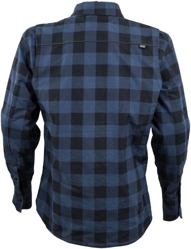 Speed and Strength True Grit Armored Motoshirt Navy/Black - 2XL Speed and Strength Shirts AXOPROS