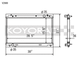 Koyo 07-08 Nissan 350Z VQ35HR (MT) Radiator Koyo Radiators  AXOPROS