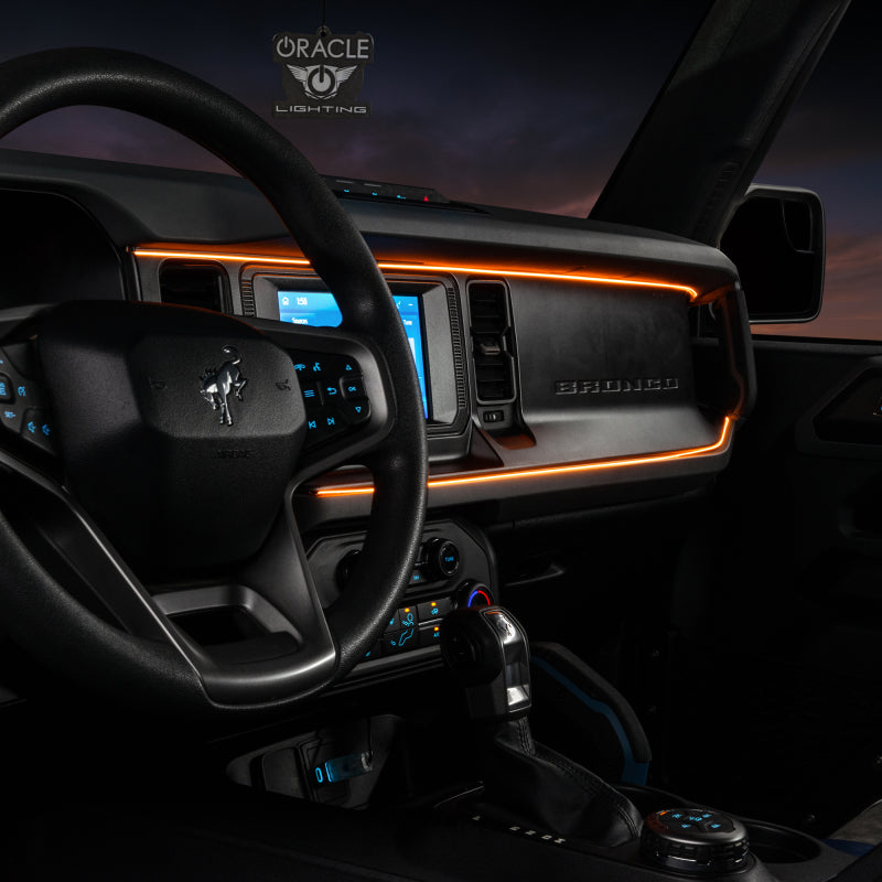 ORACLE Lighting Oracle 21-25 Ford Bronco ColorSHIFT LED Interior Dash Board Kit Headlights aftermarket performance part