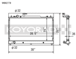 Koyo 06-08 Mazdaspeed 6 2.3L Turbo Radiator Koyo Radiators  AXOPROS