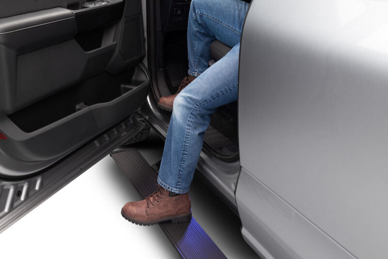 AMP Research AMP Research 21-23 Ford Bronco (Excl. Raptor) / 19-22 Ford Ranger Powerstep Plug N Play - Black Running Boards aftermarket performance part