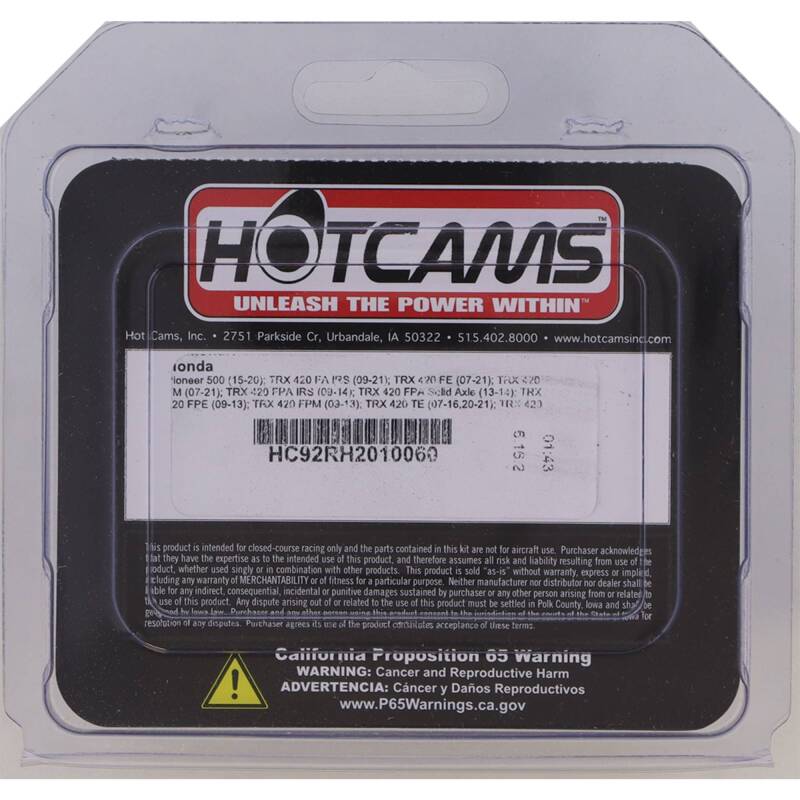 Hot Cams Hot Cams 15-23 Pioneer 500/09-24 TRX 420 FA Camshaft Chain Silent Kit Camshafts aftermarket performance part