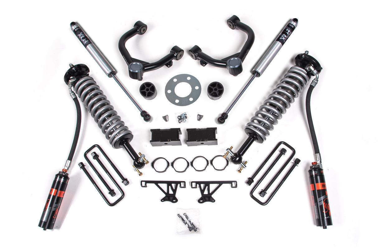 3.5 Inch Lift Kit - FOX Performance Elite Coil-Over - Chevy Silverado Or GMC Sierra 1500 (19-24) 4WD BDS Suspension Suspension Lift Kit AXOPROS