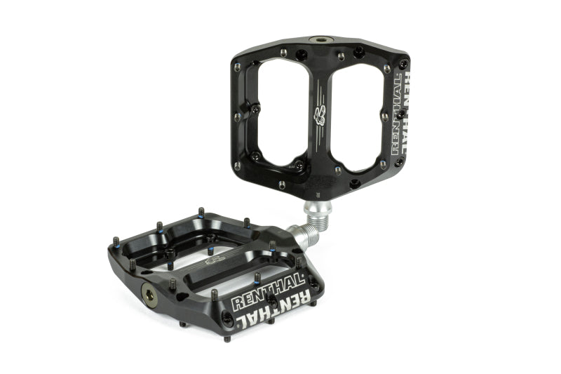Renthal Revo-F Flat Pedal - Black Renthal Pedals AXOPROS