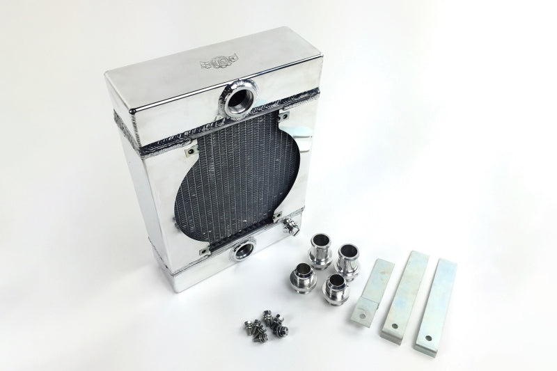 CSF Universal Drag Race / Tuck Radiator w/9in Spal Fan - 10.5in H x 10in L x 3.6in W CSF Radiators  AXOPROS