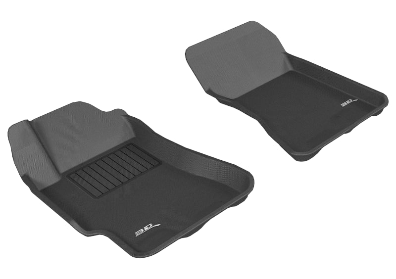 3D MAXpider 2002-2007 Subaru Impreza Kagu 1st Row Floormat - Black 3D MAXpider Floor Mats - Rubber AXOPROS