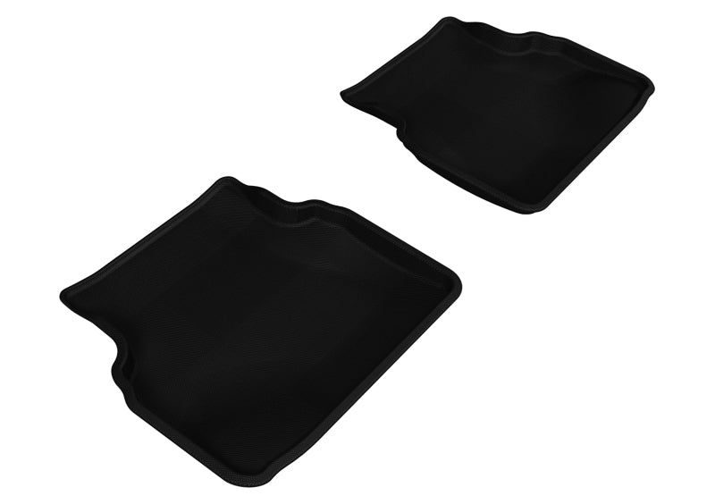 3D MAXpider 2002-2007 Subaru Impreza Kagu 2nd Row Floormats - Black 3D MAXpider