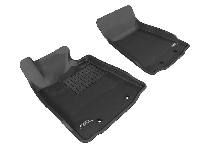 3D MAXpider 2009-2019 Nissan 370Z Kagu 1st Row Floormat - Black 3D MAXpider