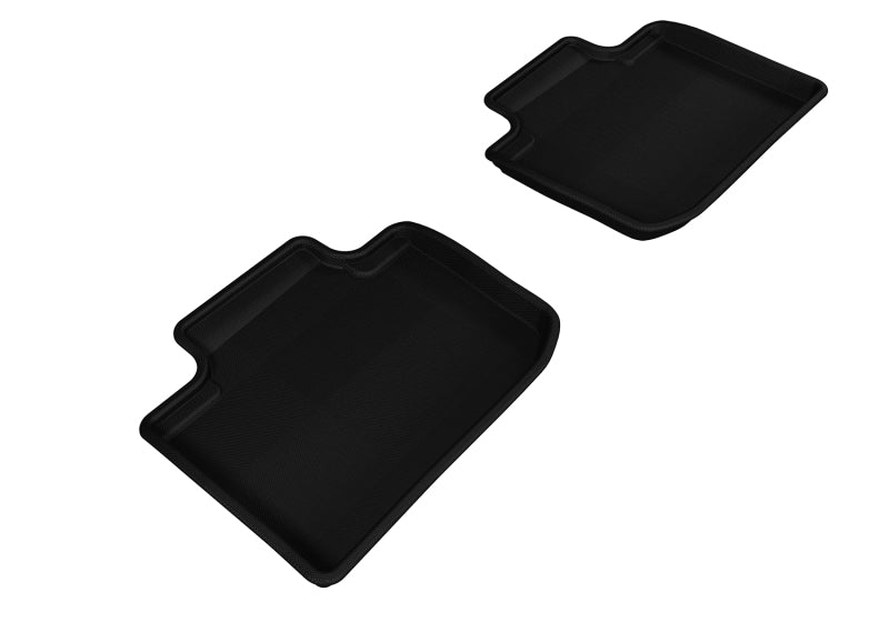 3D MAXpider 2014-2020 Lexus IS Kagu 2nd Row Floormats - Black 3D MAXpider