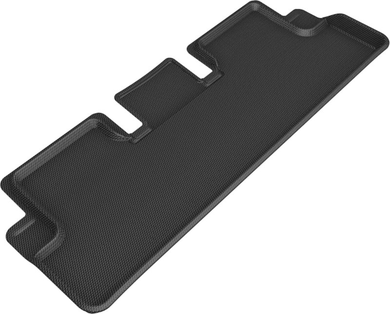3D MAXpider 2020-2021 Tesla Model 3 Kagu 2nd Row Floormats - Black 3D MAXpider Floor Mats - Rubber AXOPROS