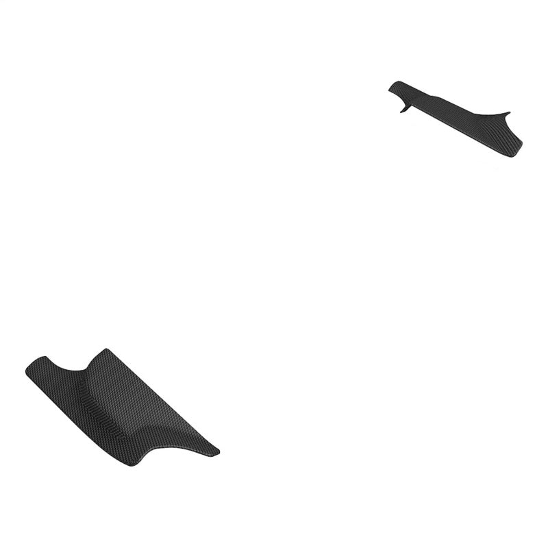 3D Maxpider 21-23 Tesla Model Y 7-Seat Kagu Black Side Steps 3D MAXpider Floor Mats - Rubber AXOPROS