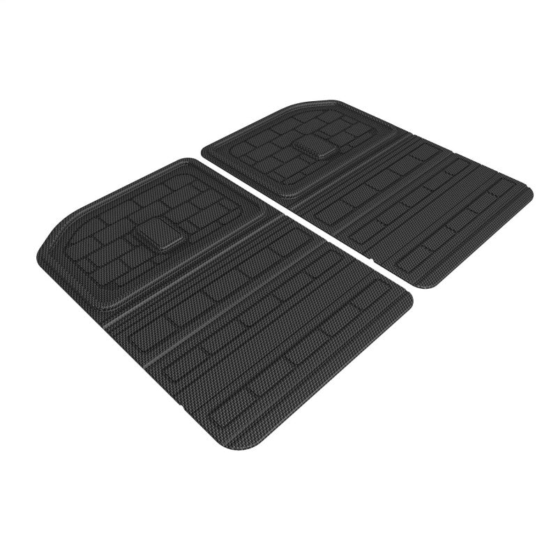 3D Maxpider 22-23 Rivian R1S Kagu Black 3Rd Row Seat Back Protector 3D MAXpider Floor Mats - Rubber AXOPROS