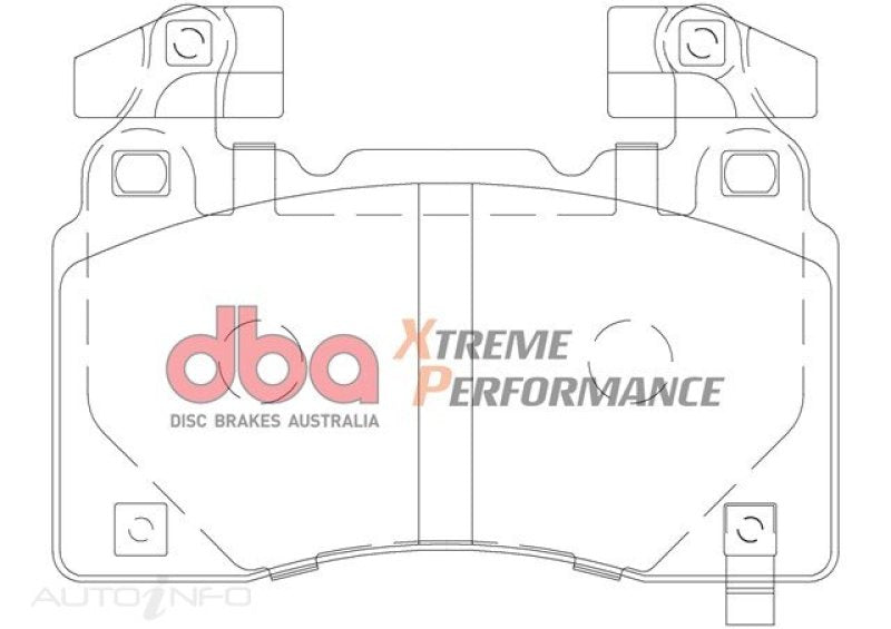 DBA DBA 13-17 Holden Commodore VE/VF SSV Brembo XP Performance Front Brake Pads Brake Pads - Performance aftermarket performance part