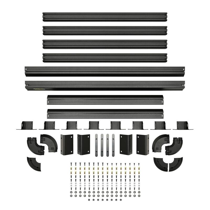 Westin EXP Roof Rack for Mid Size EXP Truck Cap (RACK ONLY - NO CAP) 45x55in. - Tex. Blk Westin Bed Caps AXOPROS