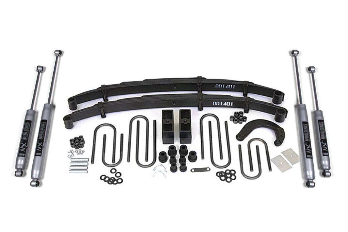 4 Inch Lift Kit - Chevy/GMC 3/4 Ton Truck/Suburban (88-91) 4WD BDS Suspension Suspension Lift Kit AXOPROS
