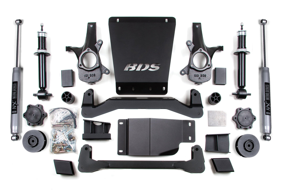 4 Inch Lift Kit - Chevy/GMC Avalanche- Surburban- Tahoe- Or Yukon 1500 (07-14) 4WD BDS Suspension Suspension Lift Kit AXOPROS