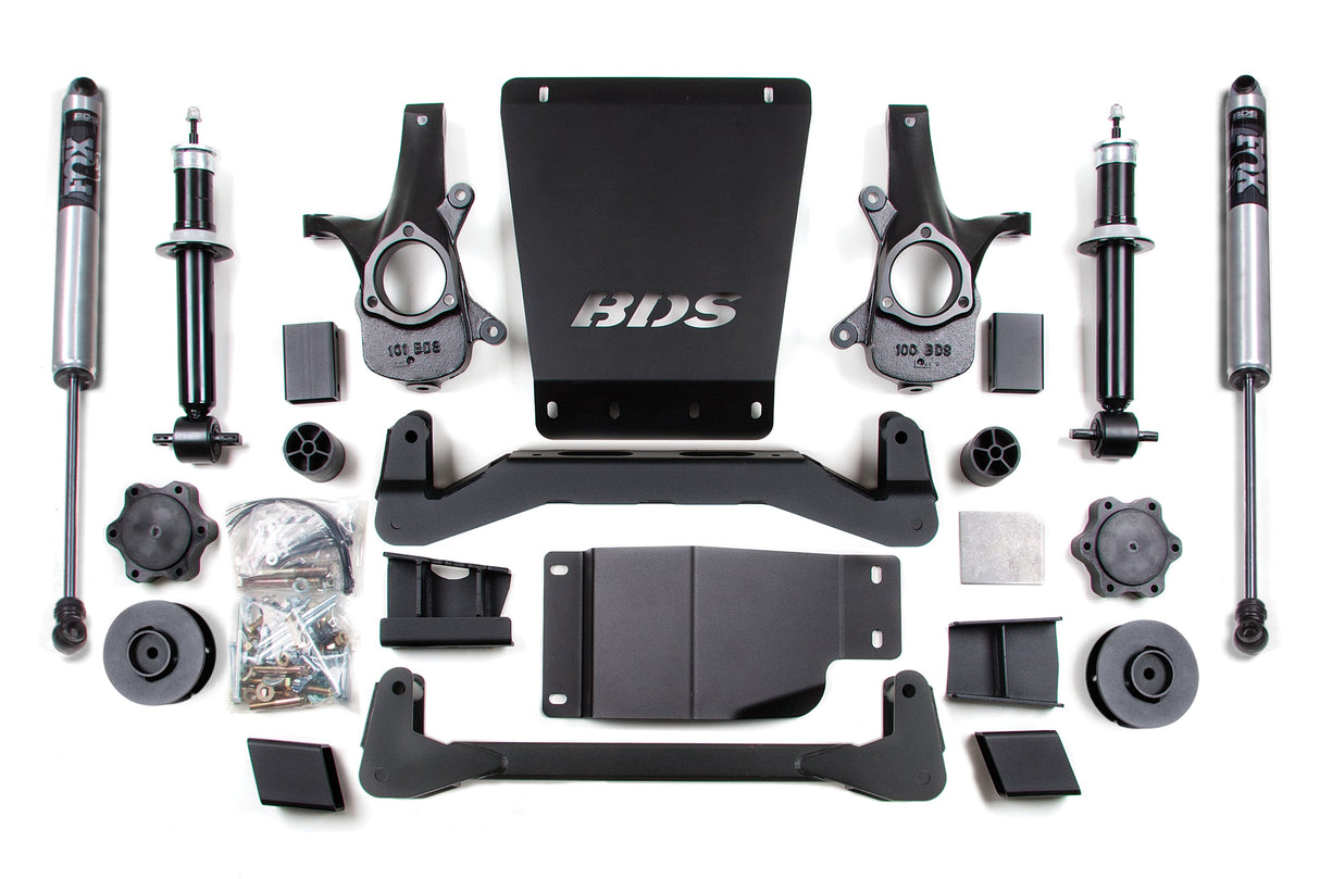 4 Inch Lift Kit - Chevy/GMC Avalanche- Surburban- Tahoe- Or Yukon 1500 (07-14) 4WD BDS Suspension Suspension Lift Kit AXOPROS