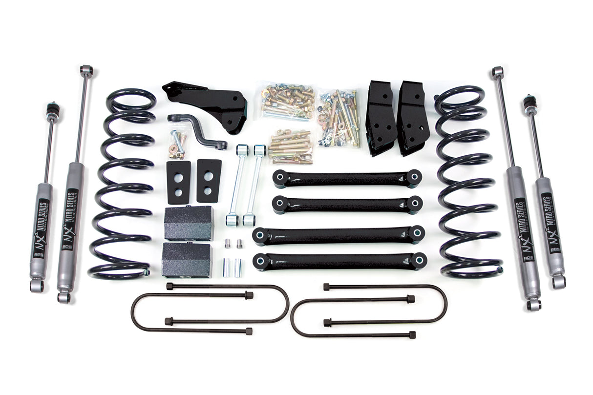 4 Inch Lift Kit - Dodge Ram 2500 Power Wagon (2008) 4WD BDS Suspension Suspension Lift Kit AXOPROS