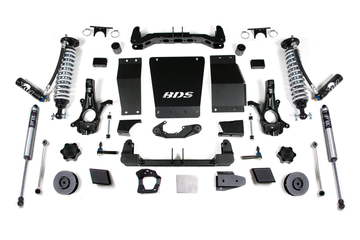 4 Inch Lift Kit - FOX 2.5 Coil-Over - Chevy/GMC Suburban- Tahoe- Yukon/XL 1500 (15-19) 4WD BDS Suspension Suspension Lift Kit AXOPROS