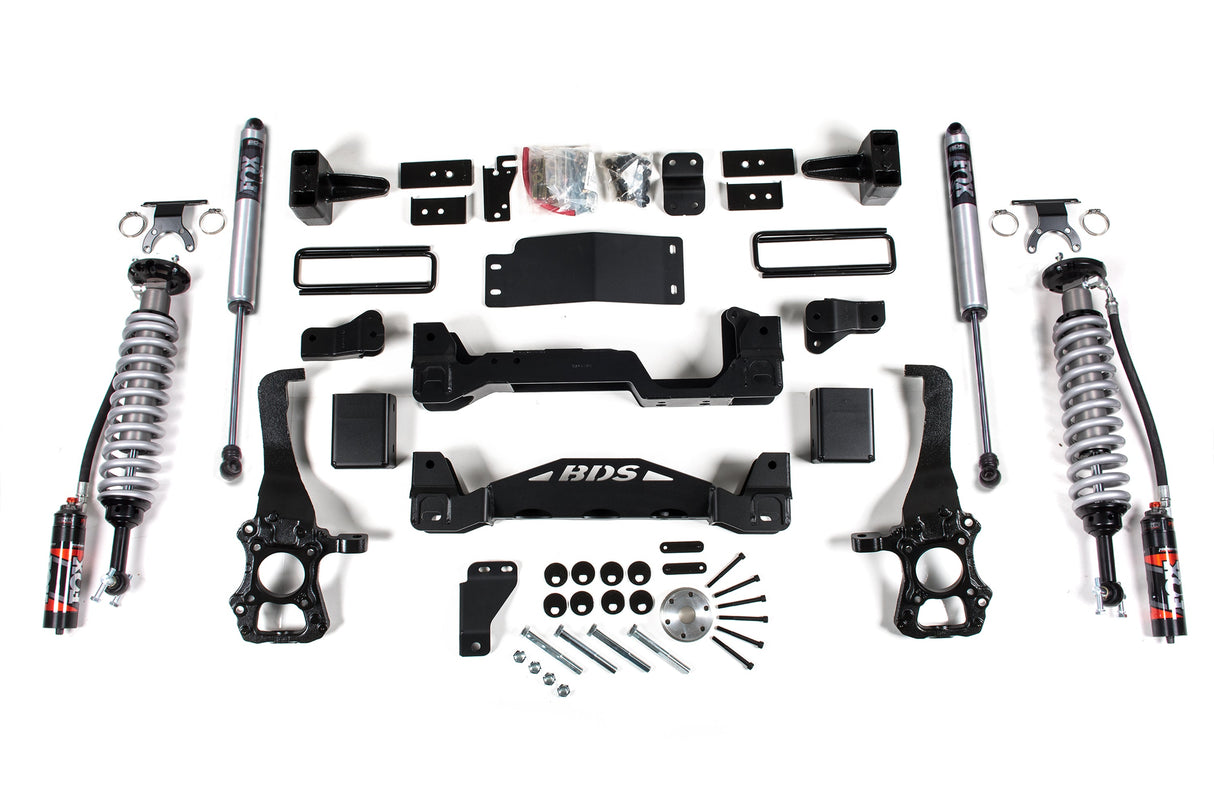 4 Inch Lift Kit - FOX 2.5 Performance Elite Coil-Over - Ford F150 (15-20) 4WD BDS Suspension Suspension Lift Kit AXOPROS