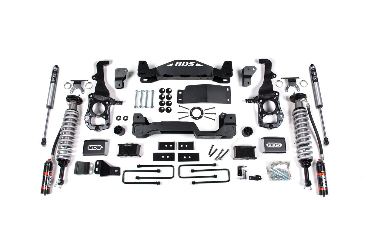 4 Inch Lift Kit - FOX 2.5 Performance Elite Coil-Over - Ford F150 (21-24) 4WD BDS Suspension Suspension Lift Kit AXOPROS