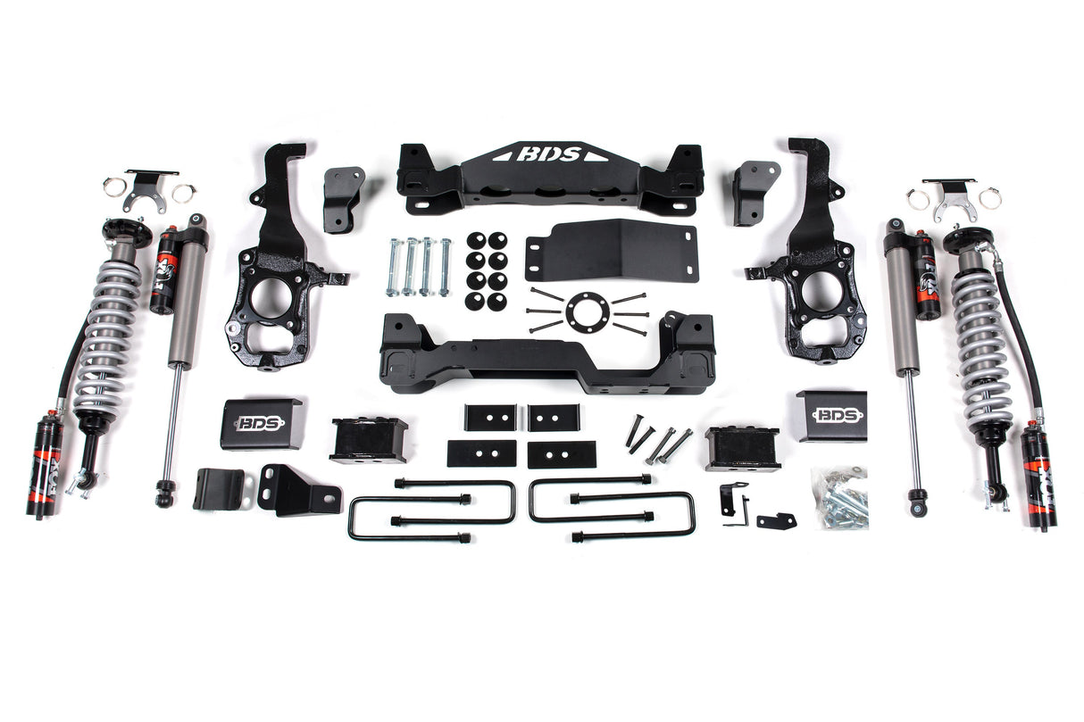 4 Inch Lift Kit - FOX 2.5 Performance Elite Coil-Over - Ford F150 (21-24) 4WD BDS Suspension Suspension Lift Kit AXOPROS
