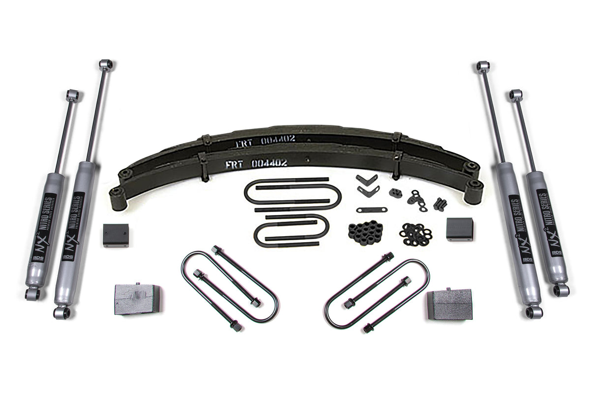 4 Inch Lift Kit - Jeep Cherokee SJ- Wagoneer- Grand Wagoneer- Or J10/J20 (74-89) BDS Suspension Suspension Lift Kit AXOPROS