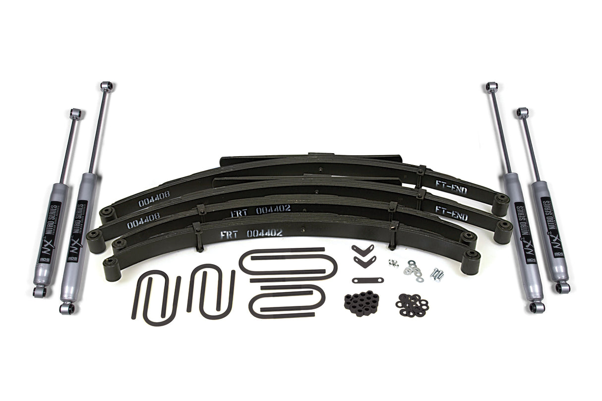 4 Inch Lift Kit - Jeep Cherokee SJ- Wagoneer- Grand Wagoneer- Or J10/J20 (74-89) BDS Suspension Suspension Lift Kit AXOPROS