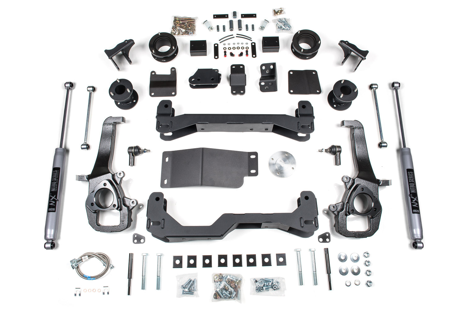 4 Inch Lift Kit - Ram 1500 W/ Air Ride (13-18) 4WD BDS Suspension Suspension Lift Kit  AXOPROS