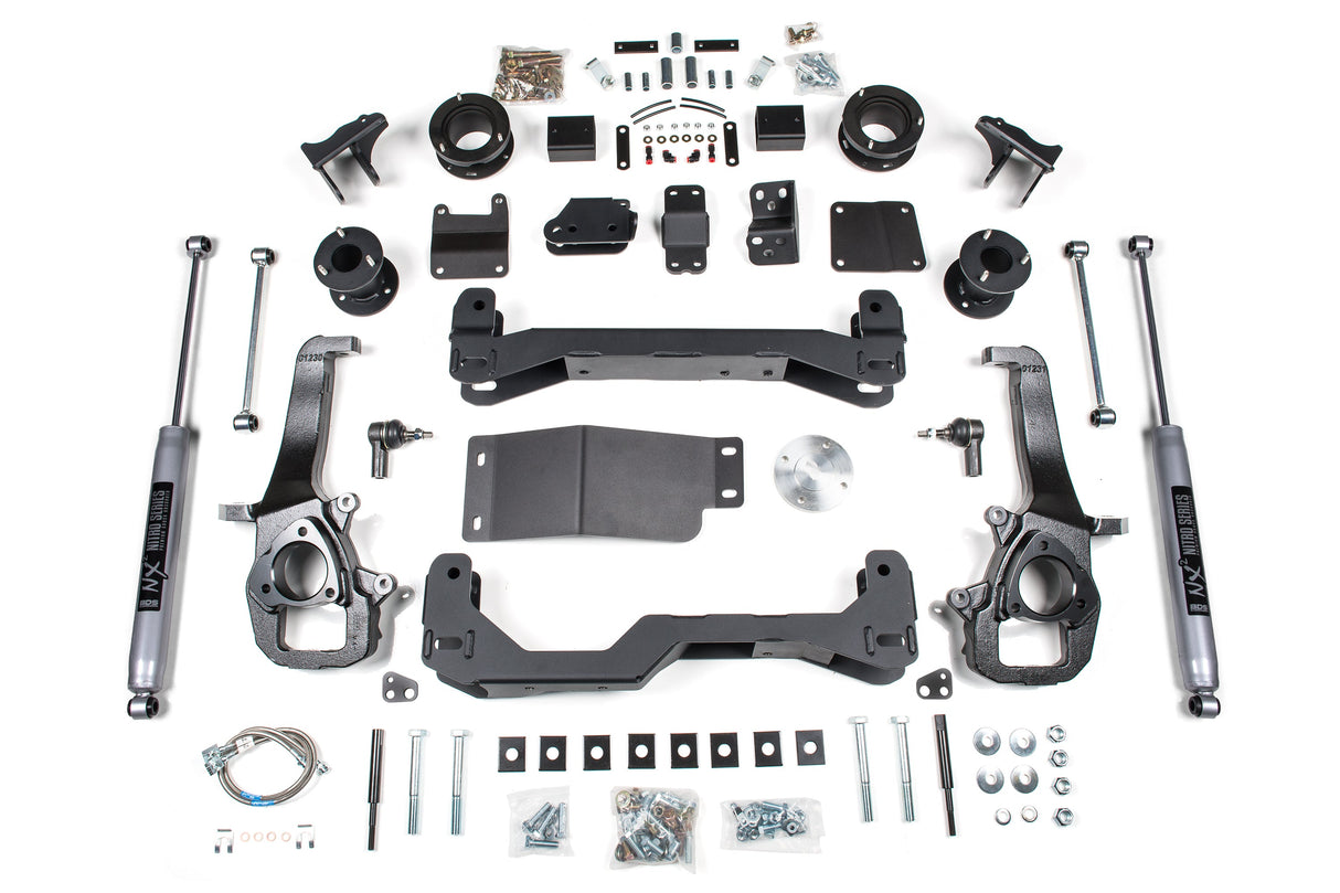 4 Inch Lift Kit - Ram 1500 W/ Air Ride (13-18) 4WD BDS Suspension Suspension Lift Kit AXOPROS